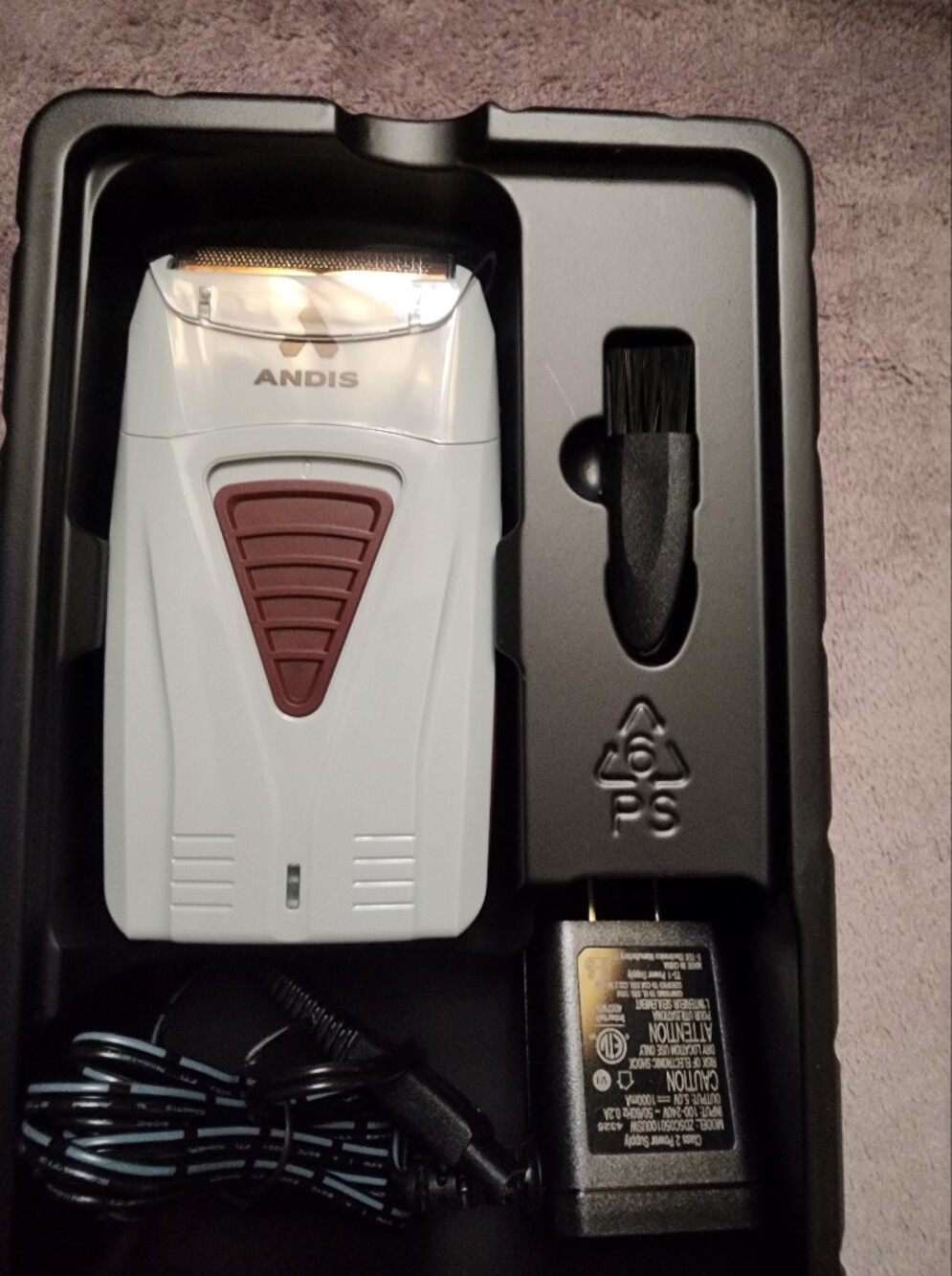 Andis PROFOIL Professional Lithium Titanium Foil Shaver TS-1 #17235 - Picture 10 of 11